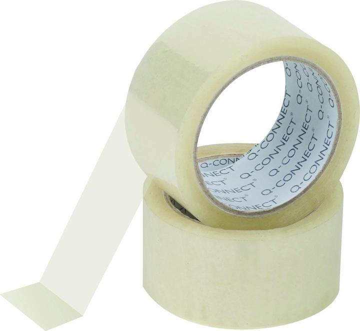 Produktbild Q-Connect Paketband, 48 mm, 66 Jahre, transparent (98 mm)