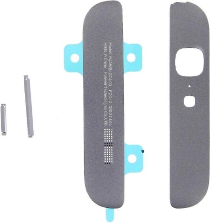 Actual product image OEM Huawei Ascend G7 Battery Cover - black (Huawei Ascend G7)