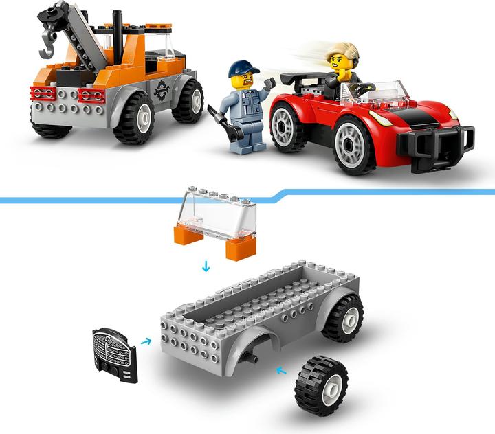 Immagine prodotto LEGO Camioncino con auto sportiva (60435, LEGO City)