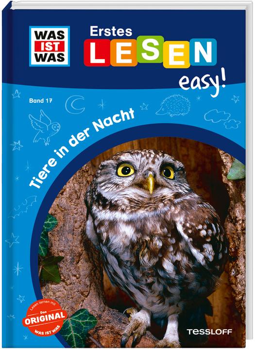Actual product image Tessloff WAS IST WAS Erstes Lesen easy! Band 17. Tiere in der Nacht (German, Sonja Meierjürgen, 2024)