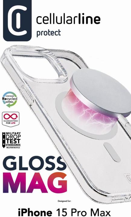 Actual product image Cellularline Gloss Mag (Apple iPhone 15 Pro Max)