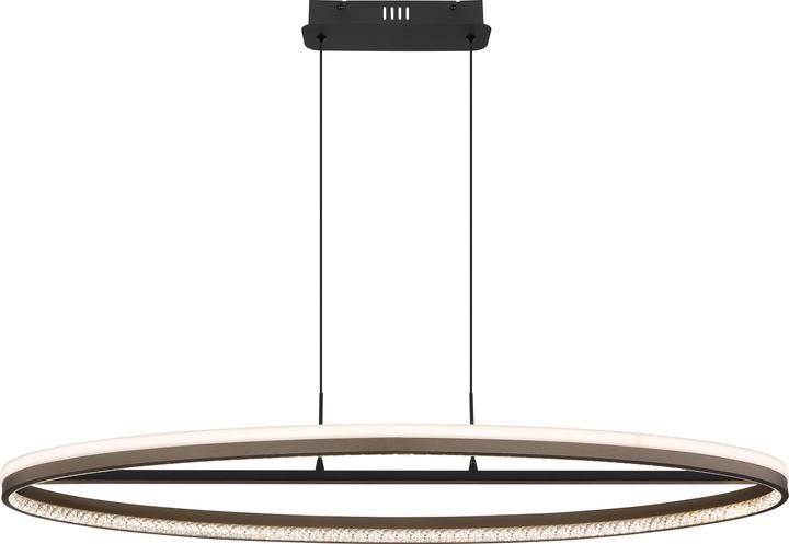 Actual product image Globo Pendant light metal black matt, 1xled