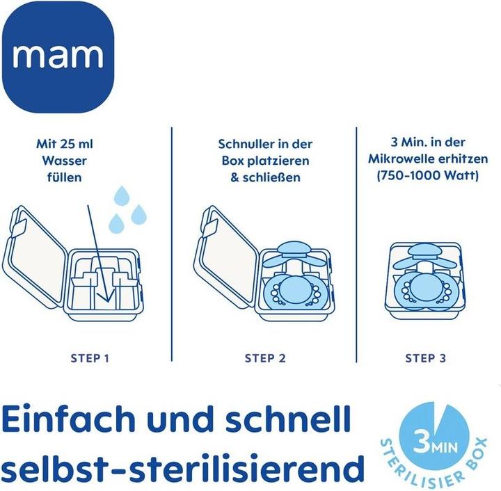 Produktbild MAM Original Kautschuk Schnuller 2 Stück, 6-16 Monate (2 x, 6 - 16 Monate)