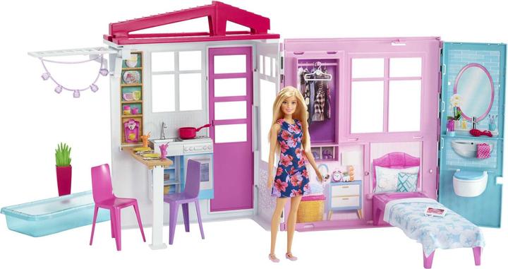 Barbie - Casa con Mobili ed Accessori