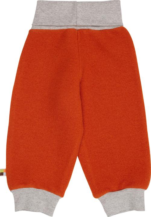 Actual product image loud + proud Trousers Wool Fleece Terracotta (68)