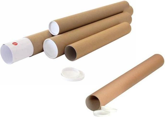 Produktbild Transpak Versandrohr Durchmesser 60mm Länge 610mm A1 braun Wandstärke 2mm (1 x)