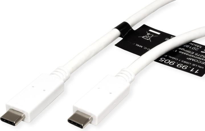 Produktbild Value USB-C - USB-C Gen 2 mit Power Delivery (1 m, USB 3.1, 100 W)