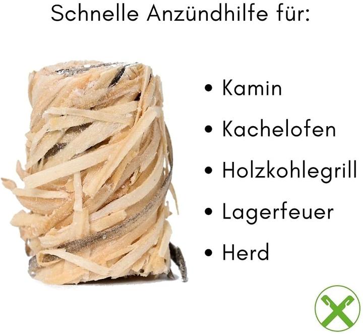 Raiffeisen-Waren Fireballs for lighting tiled stove, fireplace-2.5 kg box approx. 200 pieces