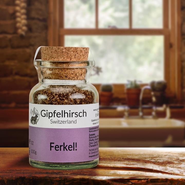 Produktbild Gipfelhirsch Avocado + BBQ Gewürz Ferkel (100 g)