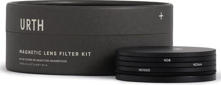 Actual product image Urth 37mm Magnetic ND Selects Kit (Plus+) (ND8+ND64+ND1000) (Magnet filter holder)