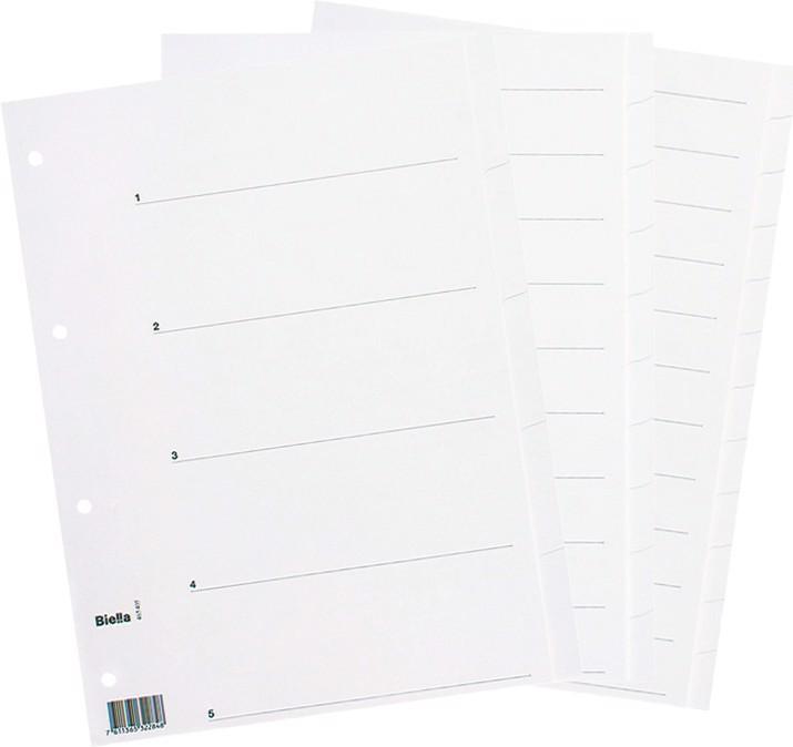 Actual product image Biella Register full format white