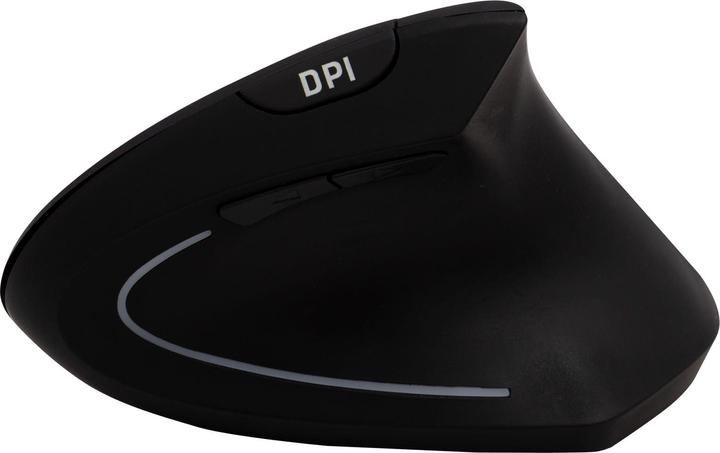 Productafbeelding Q-Connect Muis ergonomisch zwart draadloos (Draadloze)