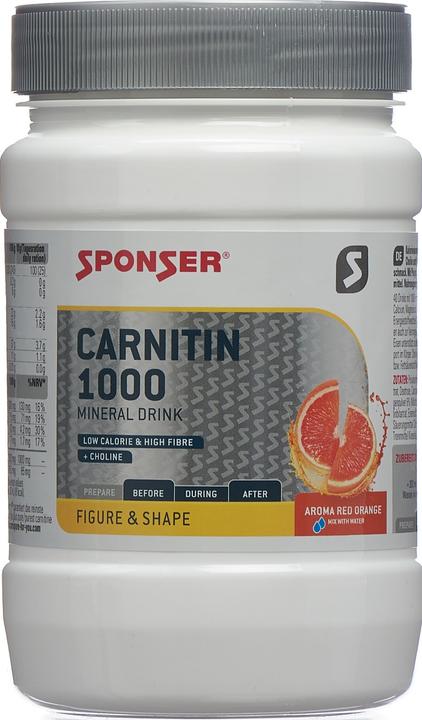 Actual product image Sponser Carnitine 1000 (Blood orange, 1 x)