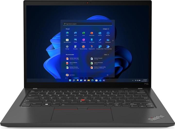 Produktbild Lenovo ThinkPad P14s Gen 4 (14", Intel Core i7-1360P, 16 GB, 512.00 GB, DE)
