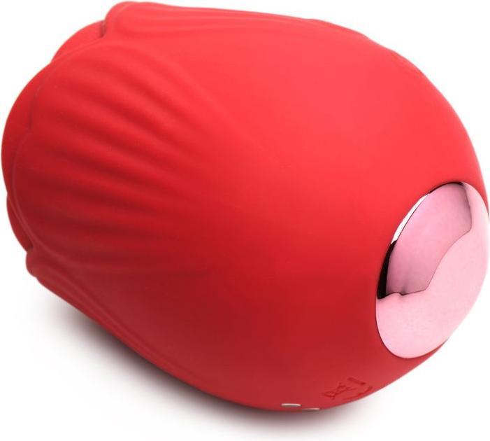 Produktbild Frisky BLOOMGASM French Rose Leck und Vibrationsstimulator Rot
