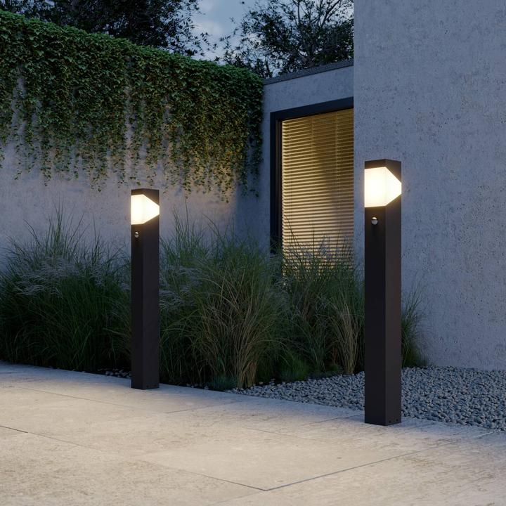Immagine prodotto Lucande Kiran Luce da giardino per esterni con sensore H100 Grafite (E27, IP44)
