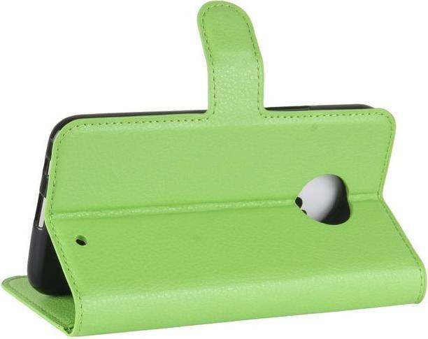 Produktbild MU Classic Klassische Leder Hülle mit Litchitextur (Motorola Moto X4)
