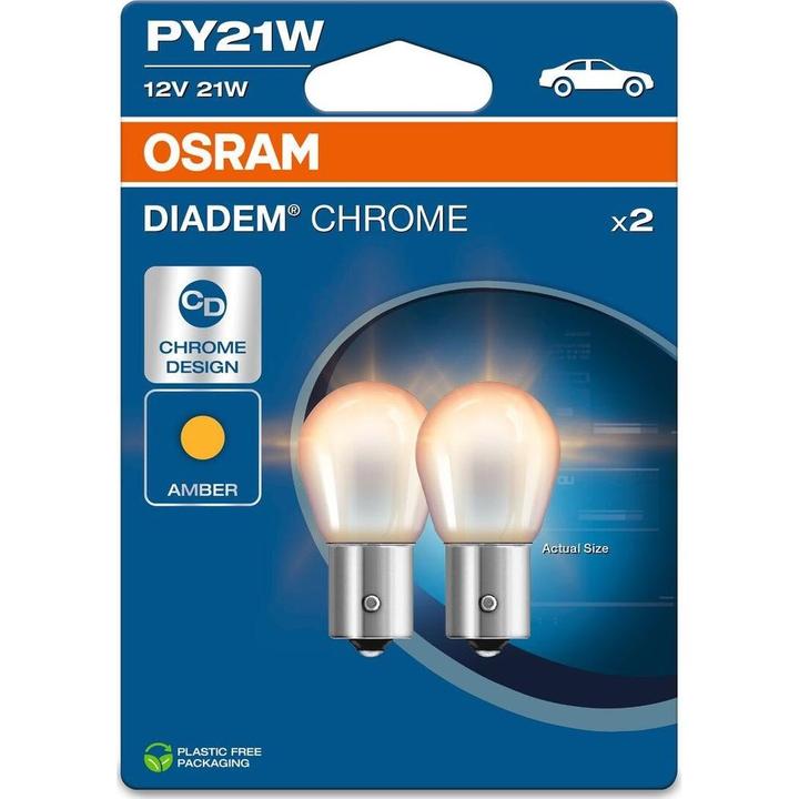 Actual product image Osram 4062172394857 Signal Leuchtmittel Diadem PY21W 21 W 12 V (PY21W)