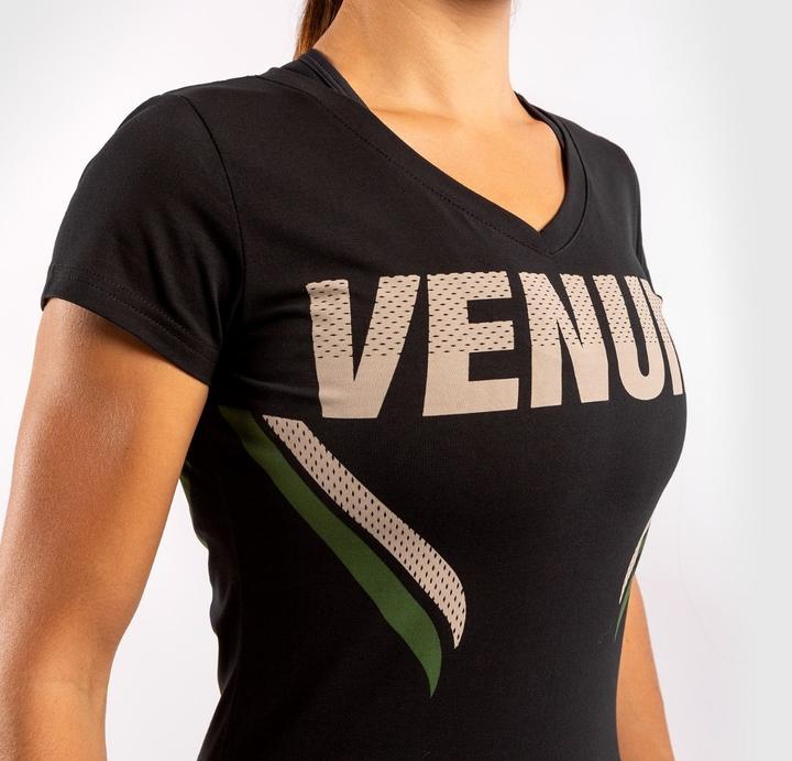 Immagine prodotto Venum T-shirt ONE FC Impact - da donna - Nero/Chaki (M)