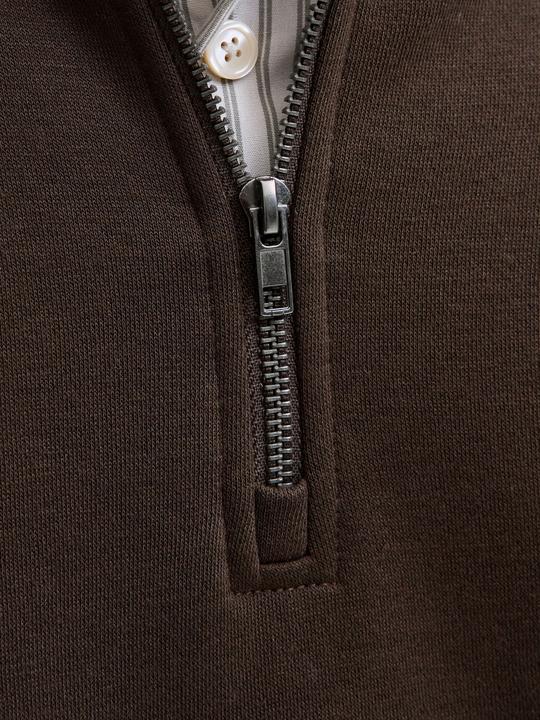 Image du produit Jack & Jones Unicolore Sweat-shirt avec demi-zip Sweat-shirt avec demi-zip (L)