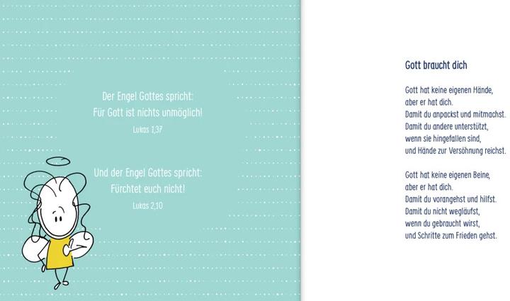 Produktbild Ein Engel, der dich begleitet – ein Geschenkbuch zur Erstkommunion (Deutsch, Kerstin Leitschuh, 2021)