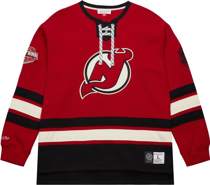 Mitchell & Ness M&N New Jersey Devils NHL Lace-Up Heritage Hoody - XXL (XXL)