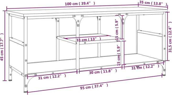 Immagine prodotto VidaXL Anaya (100 x 45 cm)
