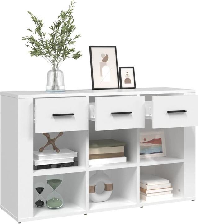 Produktbild VidaXL Sideboard Weiss 100x30x59,5 cm Holzwerkstoff,Farbe (100 x 30 x 59.5 cm)