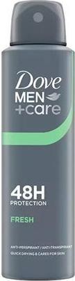 Actual product image Dove Men Care Fresh Antiperspirant Spray 150 Ml (Spray, 150 ml)