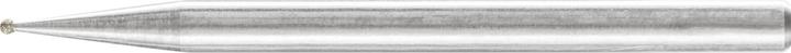 Produktbild Pferd Diamant-Schleifstift Kugel Ø1,0mm Schaft-Ø3 mm D64 (fein) zum Gravieren und Entgraten
