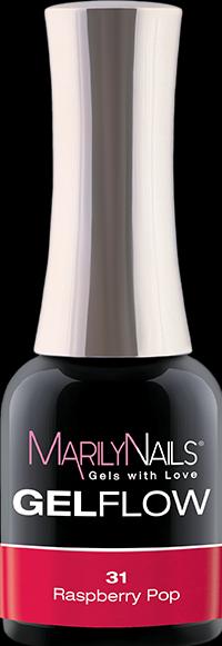 Produktbild Marily Nails GELFLOW – 31 Raspberry Pop (31 Raspberry Pop, Gel-Effekt Nagellack)