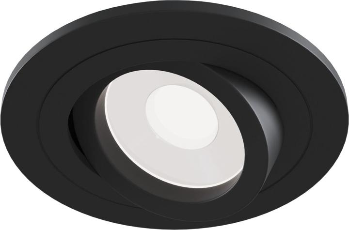 Actual product image Maytoni Atom Recessed Luminaire GU10 Black Ø92mm (GU10)