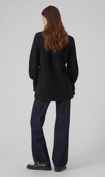 Image du produit Vero Moda VMANJASTINNA LONG V-NEK PULLOVER GA EXC Pull en maille (XS)