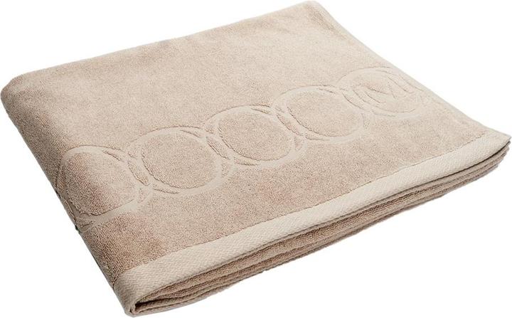 Monogram Opus Badetuch 100x160cm beige (100 x 160 cm)