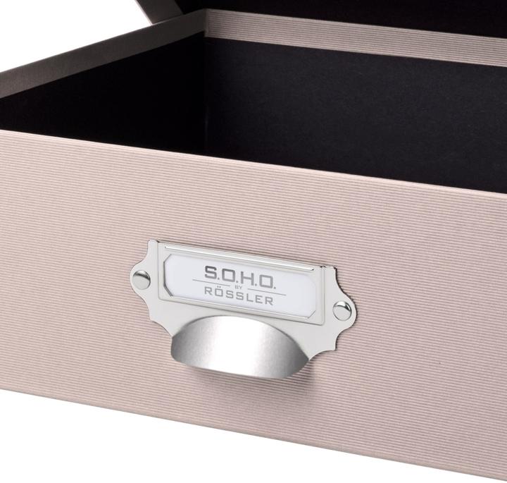 Produktbild Rössler Aufbewahrungsbox S.O.H.O. Altrosa (337 x 255 x 105 mm, 9 l)