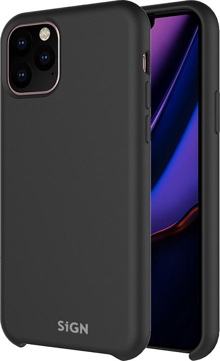 Immagine prodotto SIGN Custodia in silicone liquido per iPhone 12 Pro Max - Nero (Apple iPhone 12 Pro Max)
