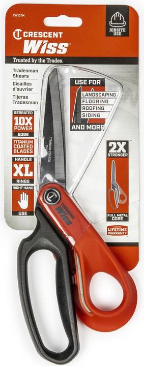 Immagine prodotto Crescent Robuste cesoie da artigiano rivestite in titanio, acciaio inox 254 mm (25.40 cm)