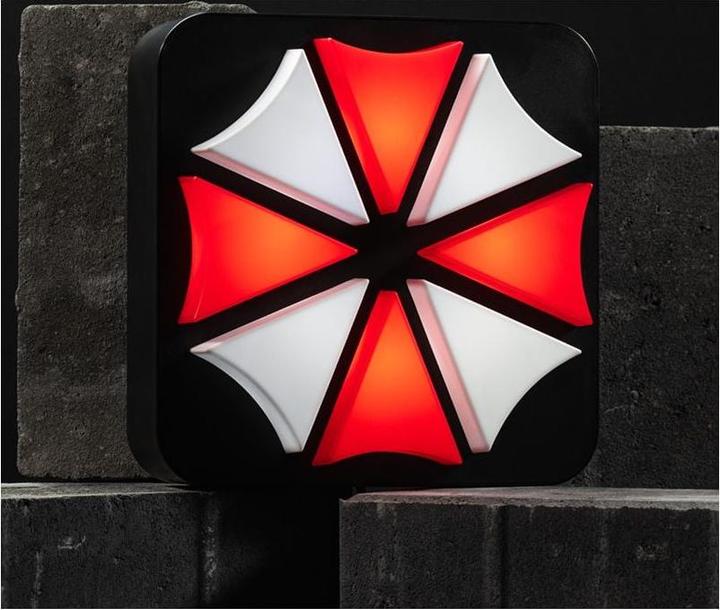 Actual product image Numskull Resident Evil Umbrella Corporation - 3D wall light