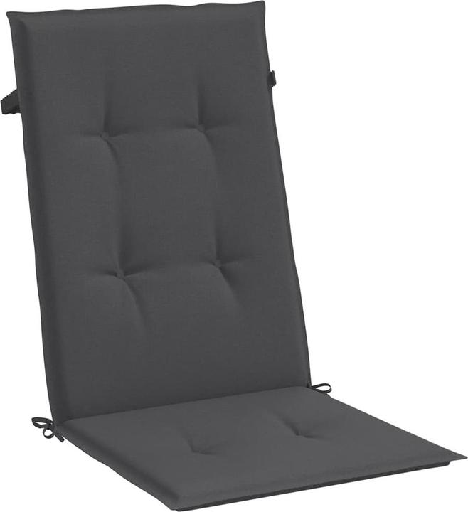 Actual product image VidaXL High-back cushions 6 pcs. fabric (120 x 50 x 4 cm)