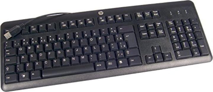 Image du produit HP 672647-L33 Clavier USB QWERTY US International (US, Filaire)