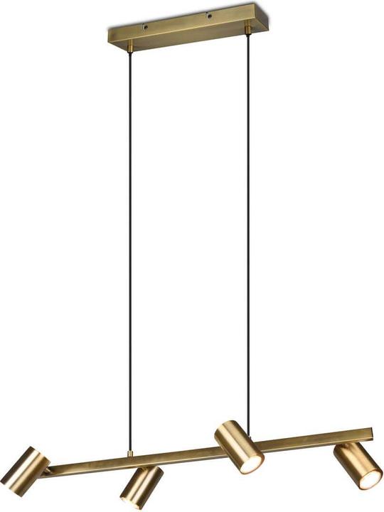 Trio Marley Pendelleuchte GU10 4-fach Altmessing (GU10)