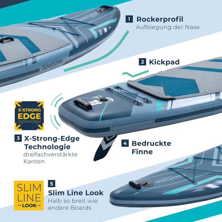 Produktbild Sportime Stand Up Paddling Board Seegleiter Pro (10'8")