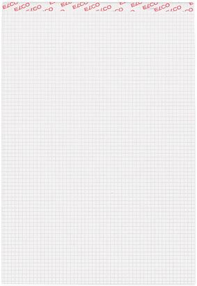 Elco Notepad Office 80 g/m² (A4, Checked, Hardcover)