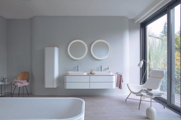 Image du produit Duravit Panneau de console HAPPY D.2 PLUS 16x1000x550mm m 1 encoche blanc brillant