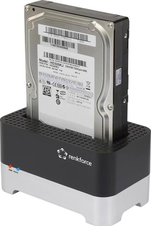 Produktbild Renkforce RF-DOCKING-01 USB 3.2 Gen 1 (USB 3.0) SATA Festplatten-Dockingstation