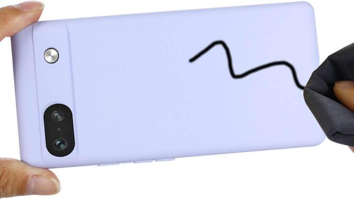 Image du produit Cover-Discount Google Pixel 7a - Étui en caoutchouc silicone violet (Google Pixel 7a)