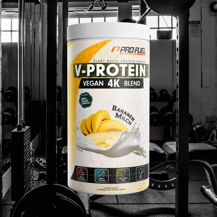 Produktbild ProFuel V-Protein 4K Blend (Banana Milk, 1 Stk., 750 g)