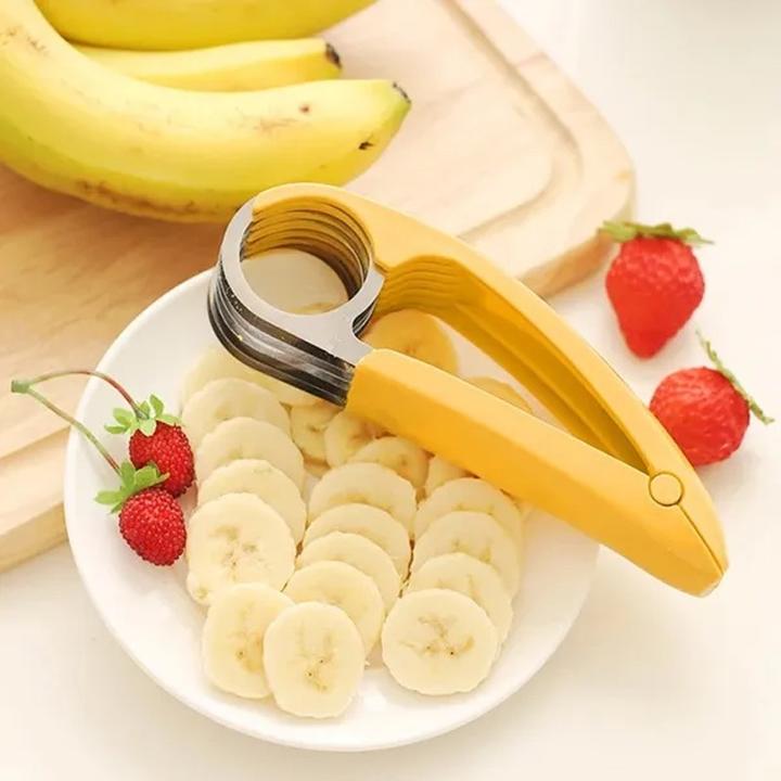 Actual product image ASMI Stainless steel banana slicer, fruit slicer, vegetable slicer