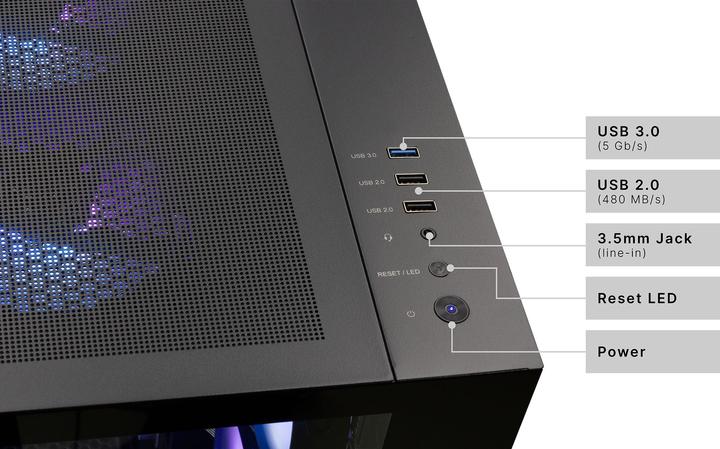 Produktbild Captiva Advanced Gaming R85-295 Ryzen 7 RTX 4060 (AMD Ryzen 7 7800X3D, 32 GB, 1000 GB, GeForce RTX 4060)