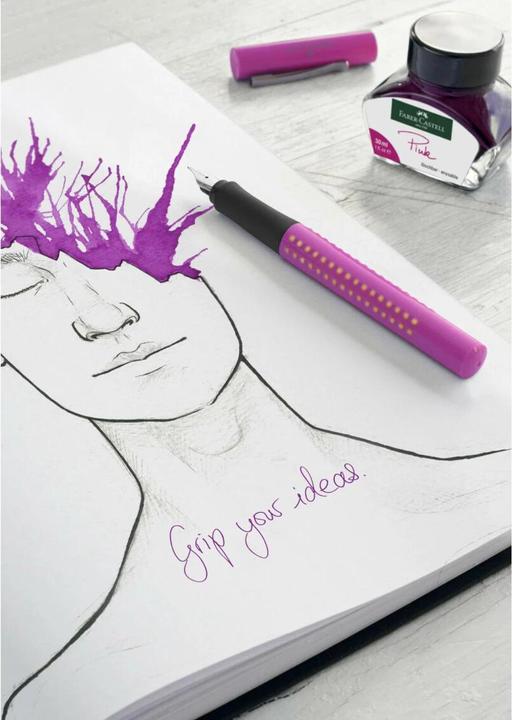 Actual product image Faber-Castell FABER-CA. Ink glass 30ml 149856 pink (ink cartridges, Pink)